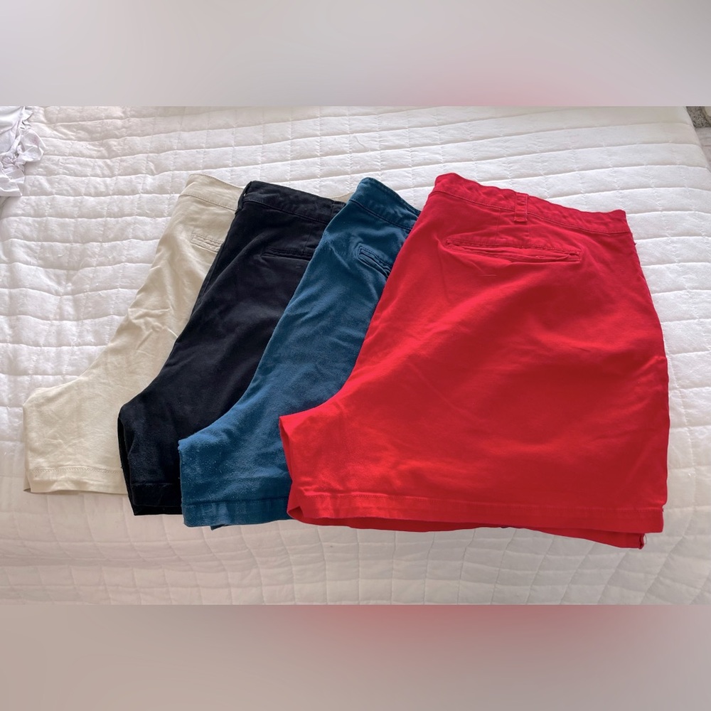 Lane Bryant Size 28 stretch shorts set of 4